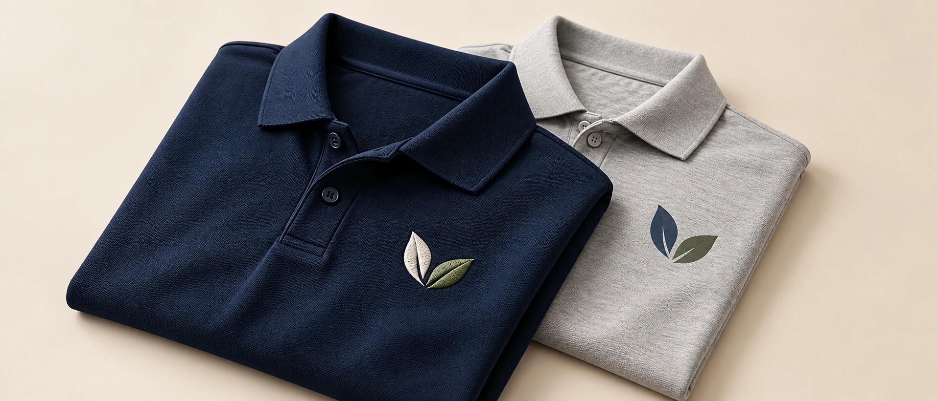 Embroidery or print on a polo?